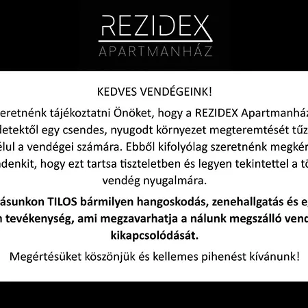 Apart Otel Rezidex Apartmanhaz *